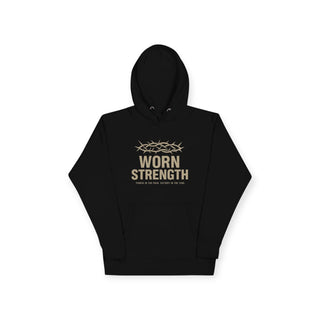 Worn Strength Hoodie - Black