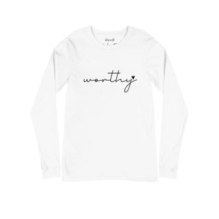 WORTHY LONG SLEEVE - WHITE